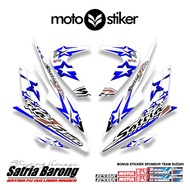 SATRIA F150 STRIPING MOTIF 14 / MOTOSTICKER / ECSTAR / SATRIA FU BARONGA 2012 / STICKER / STICKER