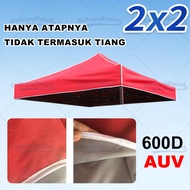 Tenda Bazar Outdoor Tenda Gazebo Tenda Lipat Terpal Atap Tenda Bazar Anti Air / Panas /Lapisan AUV T