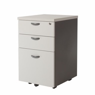 [Free Delivery &amp; Installation] 2-Drawer 1-Filing Mobile Pedestal / Mobile Drawer / Office Drawer (Grey Colour)