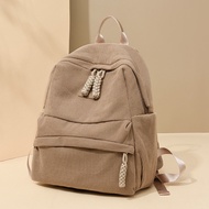 Backpack Student Casual Striped Backpack Large Capacity Fashion Travel Korean Version Backpack Femal