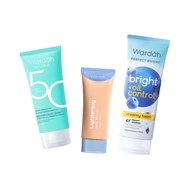 Wardah Double Protect Complexion For Glowing Skin (Face Wash Sunscreen BB Tint)