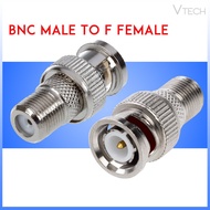 BNC Male to F Female Adapter Plug CCTV - Ready Stock