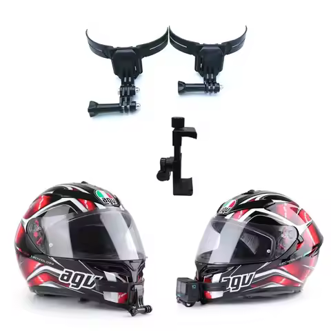 Accessories For Gopro Hero 11 1098 Motorcycle Helmet Front Chin Fixed Mount Bracket Adapter For Akas