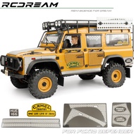 RCDream FCX10 Camel Cup Defender Cover/Side Skirt Metal Anti Skateboard/Folding Window Mesh