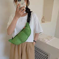 Daigou Unique Delicious Duck Neck Edamame Bag Pea Bag Funny Shoulder Bag Popular New Style Chest Bag
