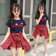 MML Childrens Fashion 2PCS(Blouses+Skirt) High Quality korean skirt for kids girl casual clothes 3 t