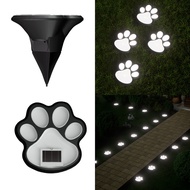 Solar Paw Print Garden Lights Eco Friendly Solar Powered Outdoor Pet Themed Party