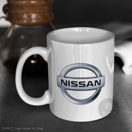 Nissan V9 Symbol Mug Glass Car Logo Ceramic Cup Icon
