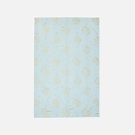 風華緹花桌巾120x120cm 藍金