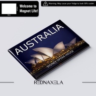 Refrigerator Magnet - Australia Sydney Opera House Glossy Fridge Magnet Collection Souvenir Gift