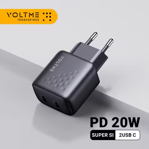 VOLTME Quick Charge 4.0 3.0 QC PD Charger 20W QC4.0 QC3.0 USB Type C Fast Charger for iPhone 13 12 X