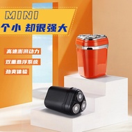shaver for man electric shaver Electric Mini Razor 6888 Three-Blade Beard Knife Razor Portable Mini 