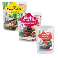 COMBO PACK ADEQSUE (PES IKAN BAKAR, SAMBAL IKAN BILIS, SAMBAL BELACAN)