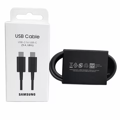 5A PD 45W Dual USB C Super Fast Charge Cable for Samsung S22 S23 S24 Plus Note 20 Ultra A53 A54 A55 