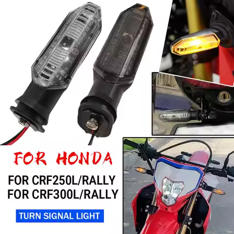 LED FlasherMotorcycle Indicator Light Lamp Turn Signal Light For HONDA CRF300 Rally CRF300L CRF250L 
