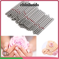 LUCKY-EBINLANDS 50pcs Flat Head Nail Drill Bits, Flat Head Dead Skin Removal Nail Grinding Heads, Cu