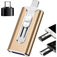 3 in 1 Flash Drive, 32~256GB, MicroUSB+8Pin+USB3.0, 3 in 1 Mobile Phone Computer U Disk, Used for Ph