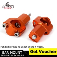 JFG MOTO 28mm Higher HandleBar Risers Fat Handle Bar Mount Clamp For KTM SX SXF EXC XCW XCFW EXCF 12