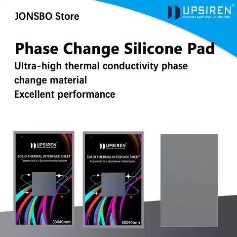 UPSIREN Phase Change Silicone Pad Ultra-high thermal conductivity phase change material thermal pad 