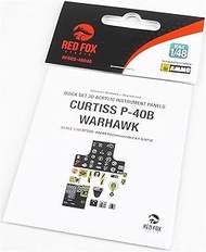 Red Fox Studio RFSQS-48048 Curtis P-40B Walkhawk 3D Acrylic Panel (For Airfix) Plastic Model Parts