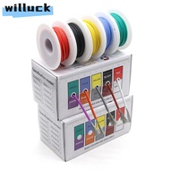 WILLUCK Flexible Silicone Wire  24/22/20/18AWG Copper Wire Stranded Cable