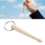 buybest1 aqxreight Delicate Wooden Drumstick Keychain Small Lightweight Bag Hanging Decoration (Sing