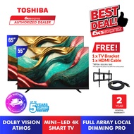 [FREE Ship + GIFT] Toshiba 4K Ultra HD 144Hz Mini-LED Smart TV / Television / 电视 55Z870MP (55") 65Z8
