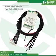 BMS MODUL 10S 36V20A BMS FOR EBIKE LITHIUM ION BATTERIES PACK