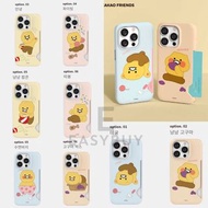 🇰🇷 Korea Kakao Friends Choonsik Slim Card Hard Case 韓國 KakaoFriends 春植 超薄超輕 可放卡 可裝卡 手機保護套  (適用多款型號) iPhone14 iPhone 14 iPhone13 iPhone12 iPhone11 iPhoneX 適用 三星 Samsung Galaxy S10 Galaxy S20 Galaxy S21  Note 20 Ultra Note10 Galaxy S22 正貨 韓國空運到港