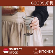 Multi-function Canning Funnel Set Wide Mouth Plastic Funnel Filter Oil Pot Liquids Pour Oil