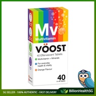 [sgseller] Voost Multivitamin Orange Effervescent Tablets 40 Pack - [] []