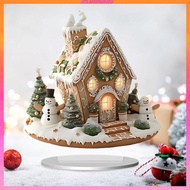 [Kloware2] 2D Christmas Village House, Xmas Village, Snow Scene House, Tabletop Decor for Home