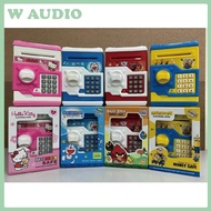 Kids Cartoon Music Atm Coin Bank Password Saving Box Children Tabung ATM Coin Saving ATM Money Passw