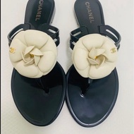 Chanel 香奈兒經典山茶花涼鞋37號