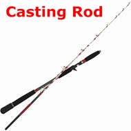 [KFJND] Red Shark 1.58m 5 feet very strong rod slow jigging fishing solid tip XH surf casting off sh