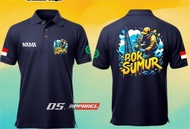 AOS KERAH POLO BOR SUMUR INDONESIA KAOS POLO PROFESI TUKANG SUMUR BOR