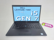 Premium Dell Latitude e7480 i5 gen 7 / 8GB / SSD 128GB โน๊ตบุ๊คมือสอง ลงโปรแกรมพร้อมใช้งาน พร้อมส่ง 