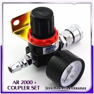 Air Regulator Kompresor AR 2000 set Coupler / Fitting