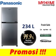 (PENGHANTARAN UTK KL &amp; SELANGOR) PANASONIC NR-BL263VPMY 234L 2-DOOR TOP FREEZER FRIDGE/REFRIGERATOR