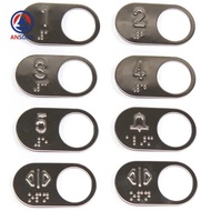 BR27C OTIS Elevator Button Character Slice With Braille Hole 27 mm Ansons Elevator Spare Parts H