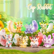 MAYWI Plush Box Toys, Guess Figure Kabutu Rabbit Box, Surprise Moon Carries Fragrance Series Cup Rabbit Model Doll Guess Bag