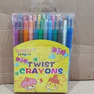 Debozz 24 Color Twist Crayon DB888-24TW