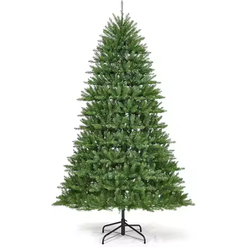 9FT/7.5FT/6FT/4FT Christmas Tree Prelit Artificial Christmas Tree With Lights Foldable Stand Easy to
