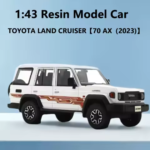 Hi-Story 1:43 Resin Model Car TOYOTA LAND CRUISER【70 A(2023)】High Simulation Vehicles Collection Toy