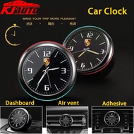 Porsche Car Clock Luminous Min Digital Watch Mechanics Quartz Clocks Car Clock Air Clip For Porsche 