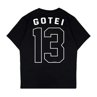 HITAM RayaWave Men's T-shirt Black T-shirt Number Series Anime GOTEI 13