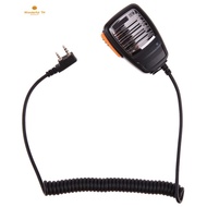 2 Pin PTT Handheld Speaker Mic Microphone For Baofeng Kenwood TYT Radios Walkie-