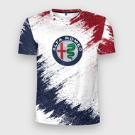 Men's 3D Slim Alfa Romeo motorsport T-shirt