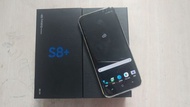 99% black colour Samsung s8 plus 64gb rom 4g ram duel sim g9550 model.full set with box.free case.