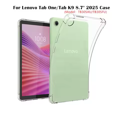 For Lenovo Tab One 8.7 inch 2025 Protective Case Lenovo Tab K9 Airbag Anti-drop Transparent Funda TB